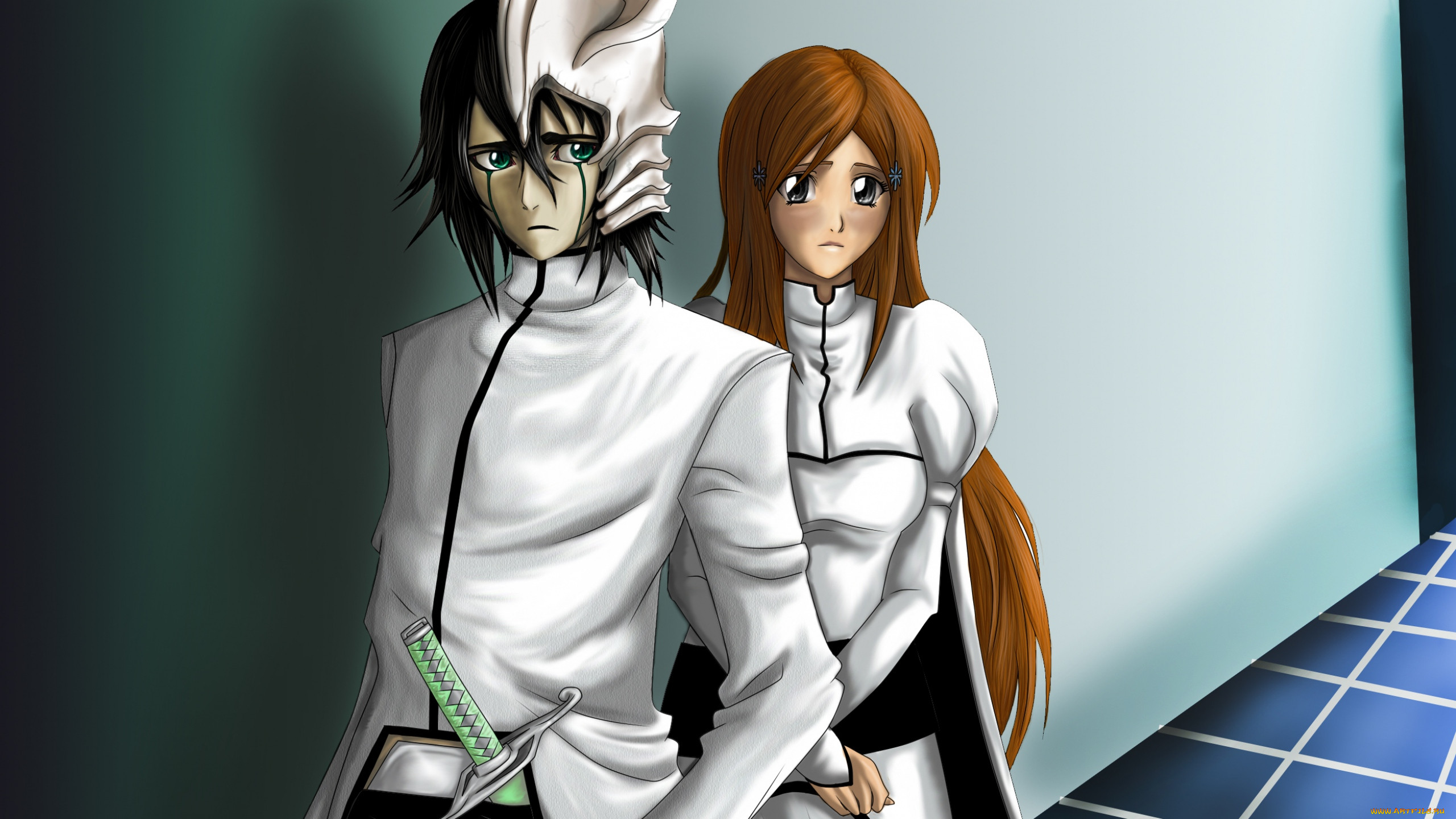 , bleach, , , , ulquiorra, schiffer, inoue, orihime, , hollow